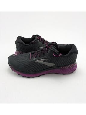 Womens Brooks Adrenaline GTS 20 Black Purple Running Shoes 1202961B062 Size 11